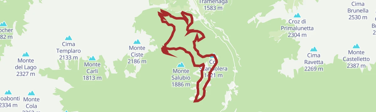 Route map: MTB - Giro di Musiera 2350